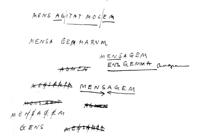 Esboços do nome